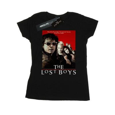 Womens/Ladies Red Poster Cotton T-Shirt
