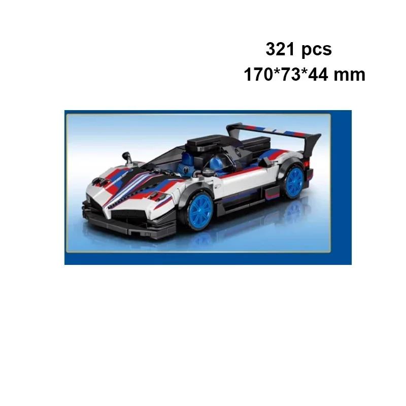 Technical Car Speed  Racing Vintage Car Building Blocks Sports City Vehicle Car Garage Off-road MOC Creative Toys