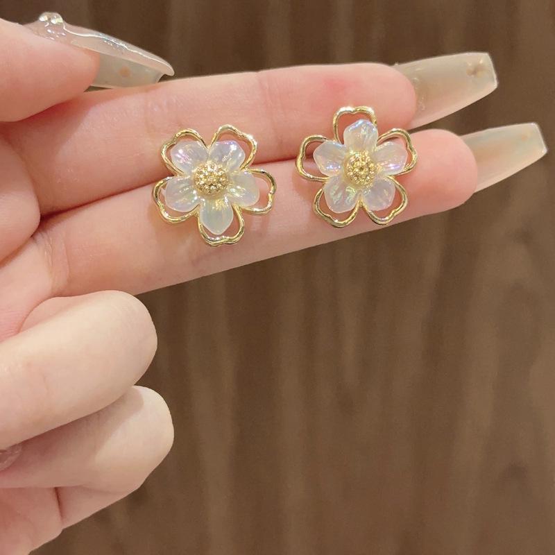 925 Silber Muschel Blütenblatt Ohrringe - Elegant, Modisch & Vielseitig