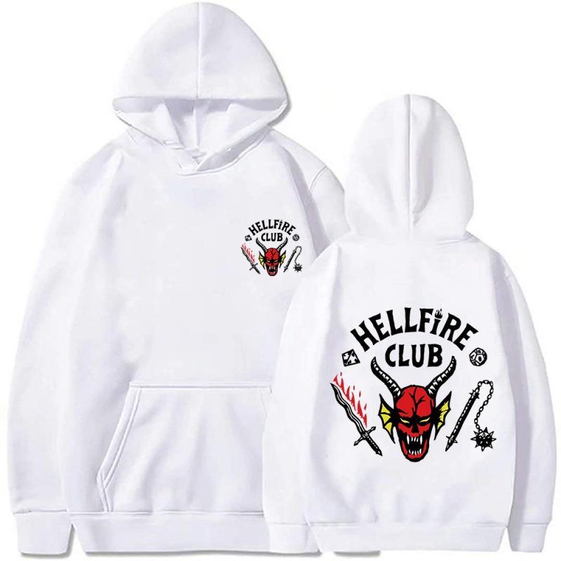 Stranger Things Aufdruck Frühling und Herbst Herren und Damen Langarm Hoodie 6623