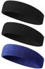 Herren Sport Stirnband Schweißband Eco-Baumwolle Material, Schwammähnliche Saugfähigkeit, Lebhafte Atmungsaktivität, Stirnband für Sport, Gesicht Waschen, Dehnbar,