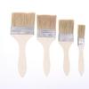 10Pcs Glue Application Wooden Handles Paint Brush Pig Mane Brushes Suitable For Art Handicrafts Plastering And Painting