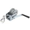 Manual Winch SelfLocking Hand Crank Lifting Sling Tool with Hook Accessories 800 Pounds
