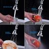 Simple 4 Function Anti-splash Bubbler Kitchen Faucet Aerator 360 Degree Swivel Tap Water Diffuser Water Filter Nozzle Mixer 1PCS