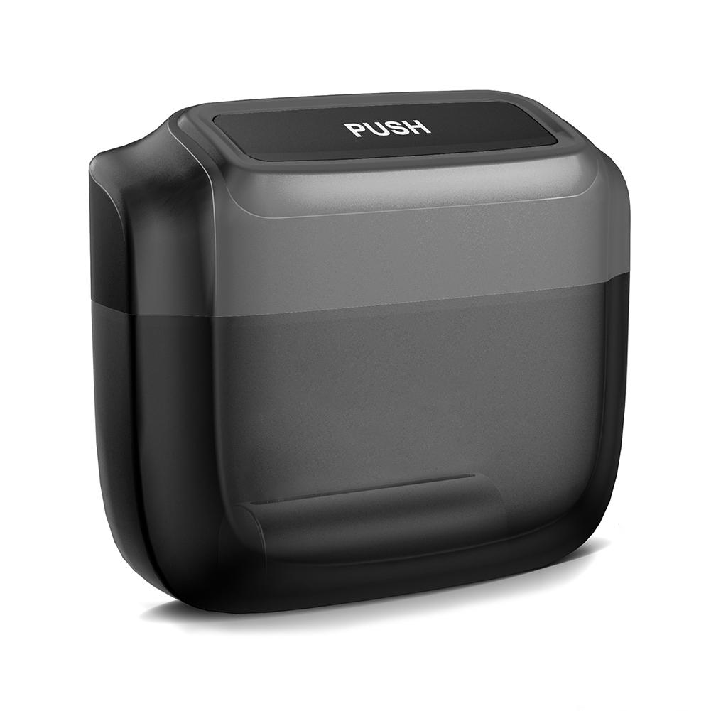 

Car Side Door Trash Can Hanging Car Storage Box Trash Can Integrated Built-in Trash Bag Auto Parts Interior Accessories чёрный