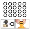 20Pcs Power Pressure Washer O Rings for 1/4" Quick Coupler Direct Replace M22 Quick Connect Rubber O Rings Black Accessory