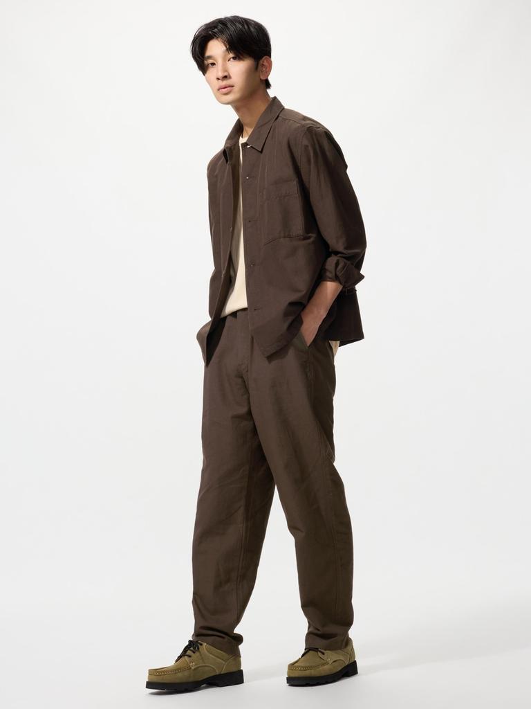Uniqlo Japan Linen Blend Easy Pants