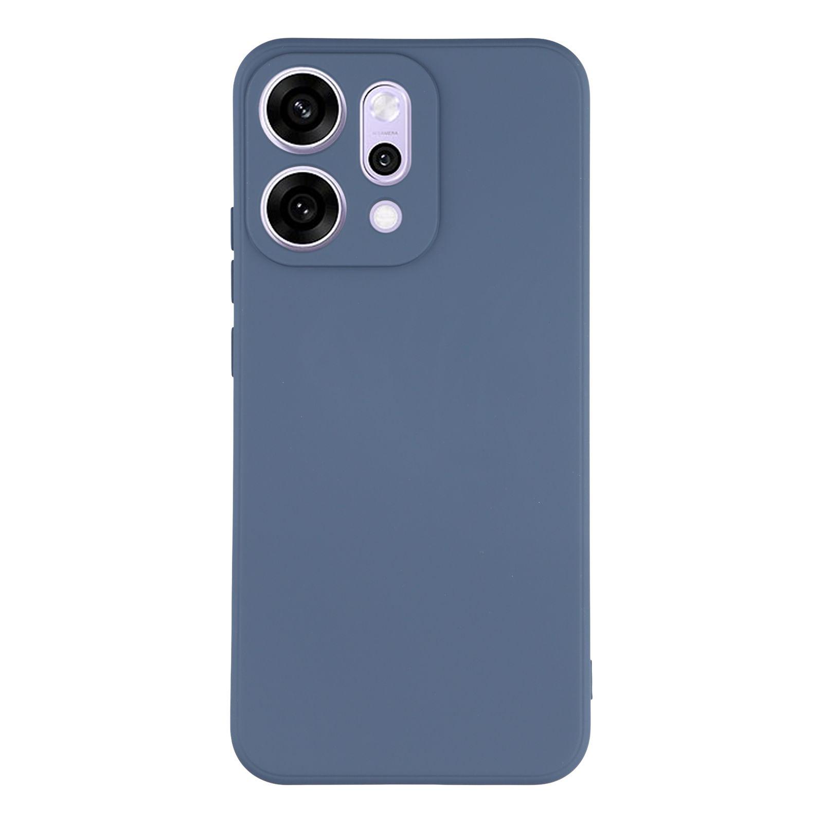 

For Oppo Reno14 Pro 5G (Global) Case TPU Back Soft Anti-Scratch Fiber Lining Phone Cover Lavender Grey