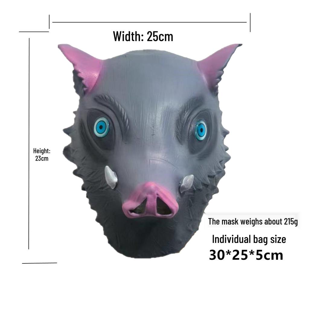 Zodiac Animal Masks: Horse, Fish, Gorilla Cosplay Headwear for Kids' Halloween Performance