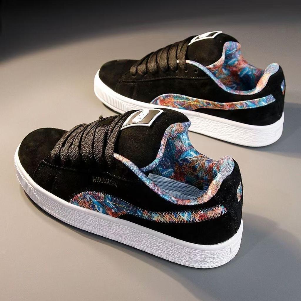 Niche retro classic couple bread shoes soft-soled student casual board shoes