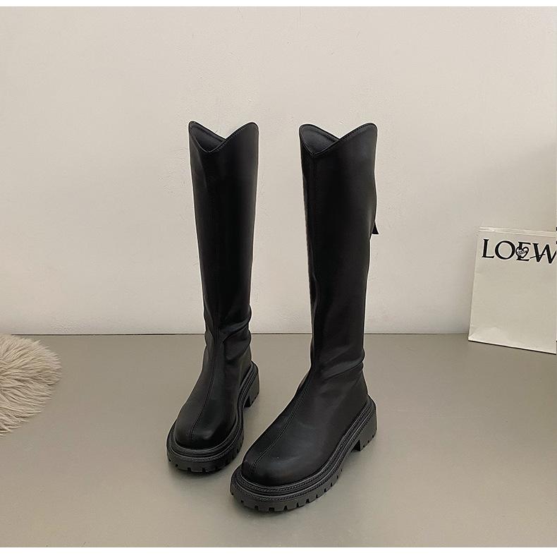 British Style But Knee Boots Women's 2025 Spring and Autumn New High-end Trendy Cool Knight Boots Ins Popular Boots