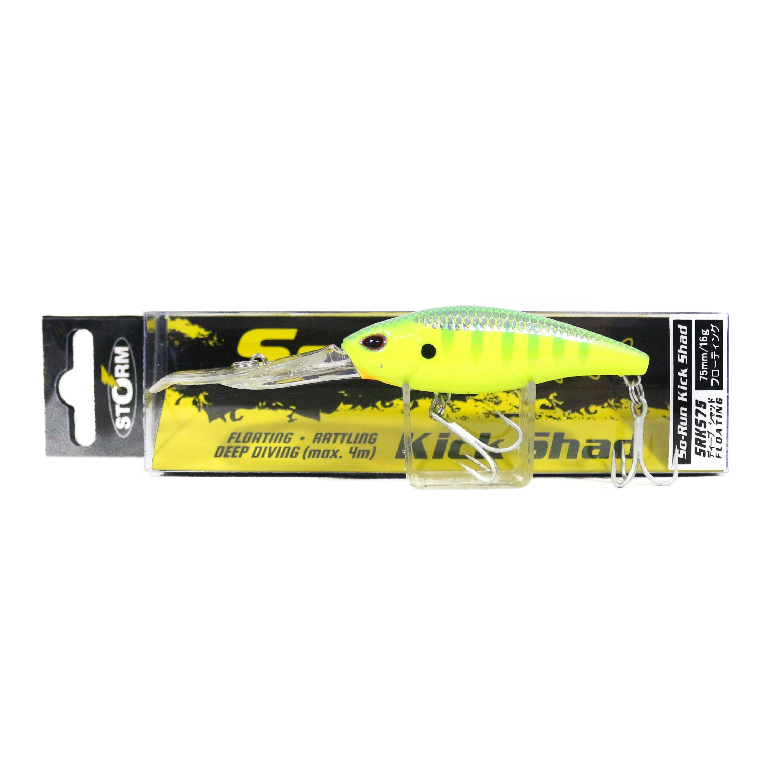 

Storm So-Run Kick Shad 75 Floating Lure SRKS75/PRT (9927)