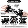 1pair Lace Ruffle Fingerless Gloves Buckle Closure Arm Cover Sleeves  Women Girl