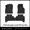 26-Year Volkswagen Lavida PRO Trunk Mat: 3D All-Weather, Waterproof, Eco-Friendly, Odorless TPE with Carbon Fiber Texture