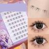 Press On Segmented Eyelashes Natural Long Individual Eyelash  DIY Eyelash Extension