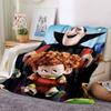 1 Stück Vampirfamilie Abenteuer Flanelldecke für Super Weichen Niedlichen Komfort für Reisebettwäsche Couch Sofa Decke Y73032