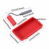 Glue Tray Brush Set Silicone Container with Roller Reusable Paint Tray Woodworking Adhesive Applicator
