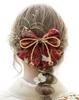 [Lomeri] Artificial Flower Hair Ornament for Coming-of-Age Ceremony, Graduation Ceremony, Furisode Kimono, Wedding, and Traditional Japanese Attire