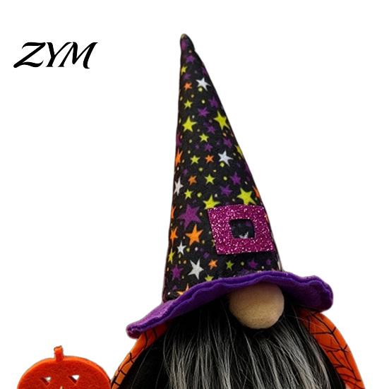 Hand Sewn Holiday Collectibles Halloween Gnome Decoration, Witch Swedish Tomte Ornament, Plush Tiered Tray Seasonal Displays Scandinavian Elf