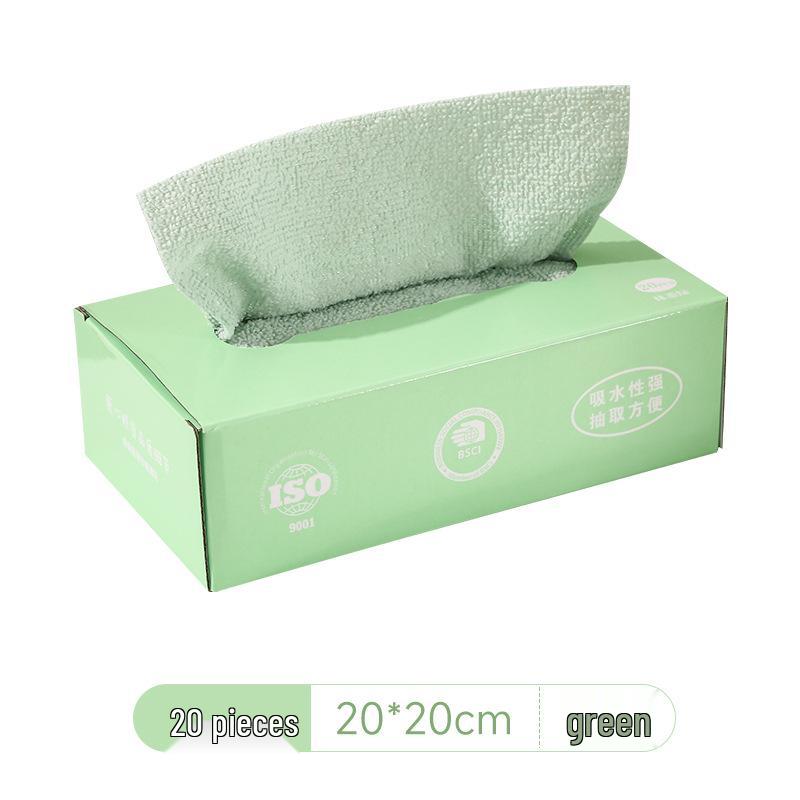 Drawstring Microfiber Cleaning Cloth for Household Kitchen Use - One Piece, Free Shipping