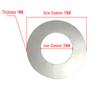 10PCS Excavator Bucket Shaft Steel Gasket Metal Wear-resistant Gasket Round Thickened Gap Steel Sheet Bucket Pin Thin Washer
