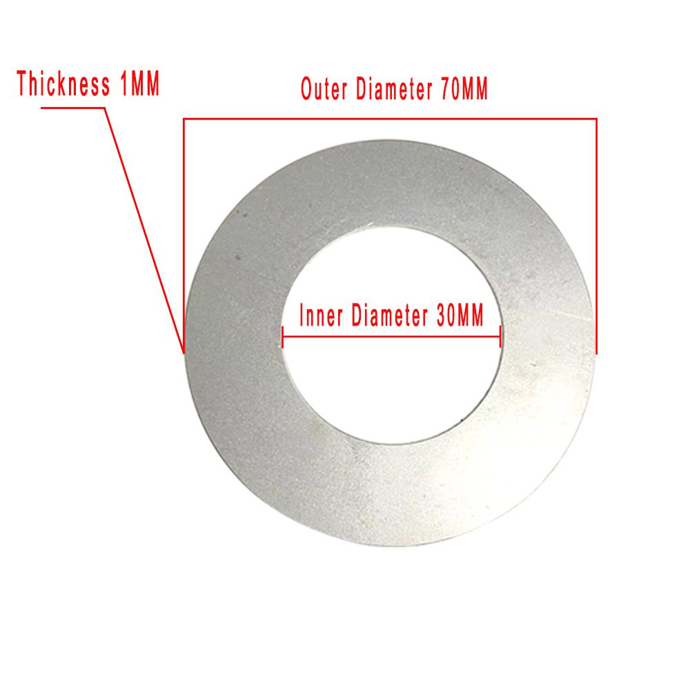 10PCS Excavator Bucket Shaft Steel Gasket Metal Wear-resistant Gasket Round Thickened Gap Steel Sheet Bucket Pin Thin Washer