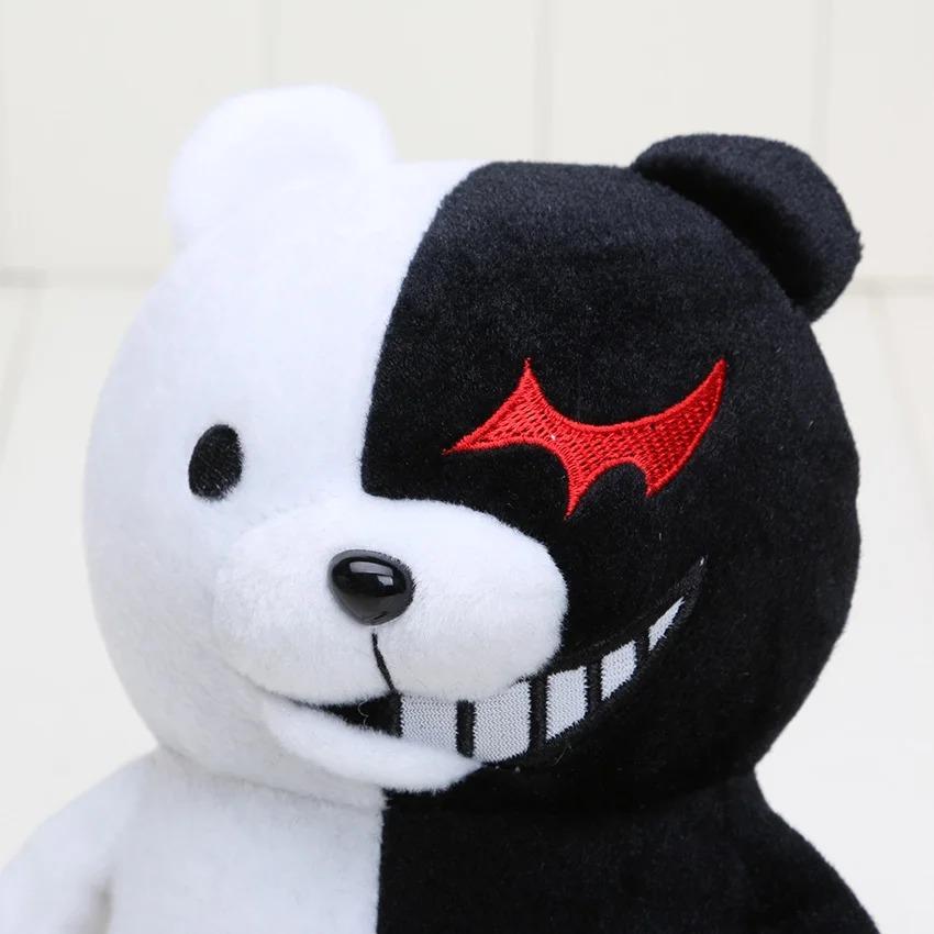 25cm Anime Dangan Ronpa Super Danganronpa 2 Monokuma Ours Noir Blanc Peluche Ours Animal en Peluche Doux Poupées Jouets