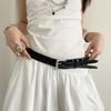Doppelreihiger Taillengürtel Vintage Kleid Jeansgürtel Amerikanischer Damen Gürtel Streetwear