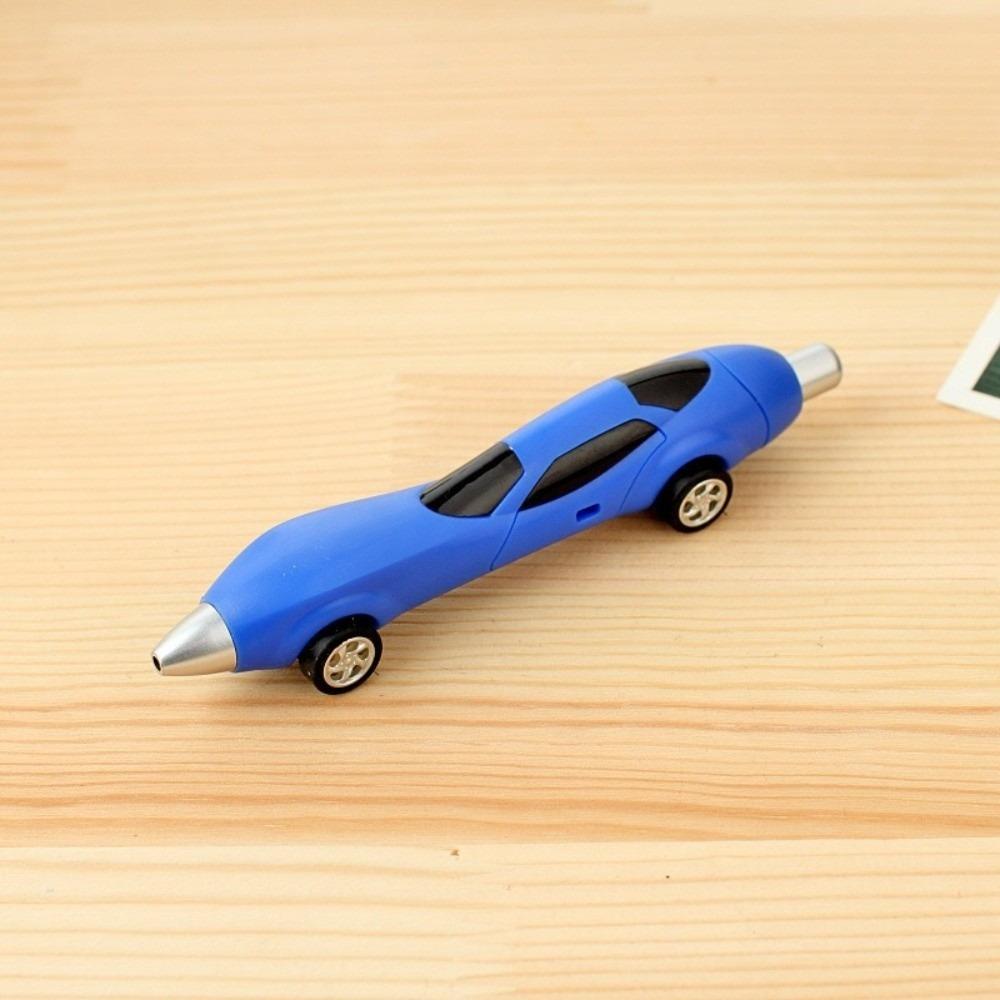 

Colorful Car Ballpoint Pens Car Shape Neutral Pen Novelty Writing Pen for Primary School Students синий
