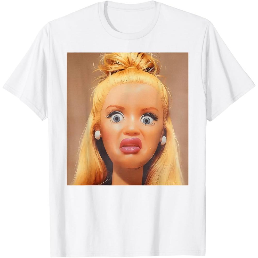 Meme T-Shirt Men's and Women's Summer Cotton Clothing Fashion Fun Round Neck Short Sleeved Tee Streetwear