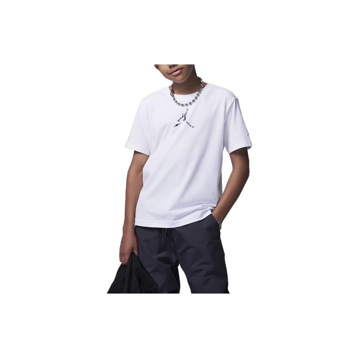 (GS) Air Jordan Anti-Gravity Machines T-Shirt White Kids 95C737-001 XL