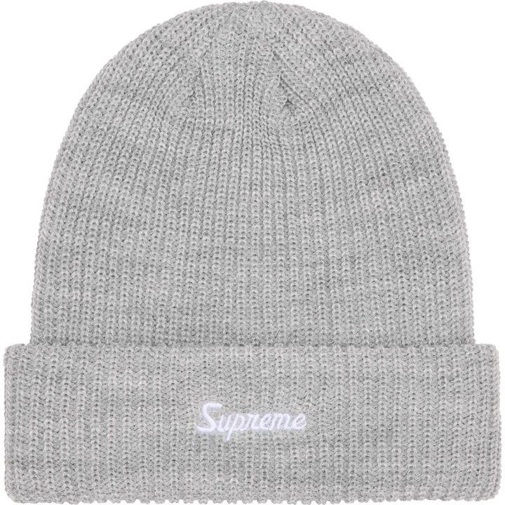 Supreme Loose Gauge Beanie (25FW) Heather Grey One-Size