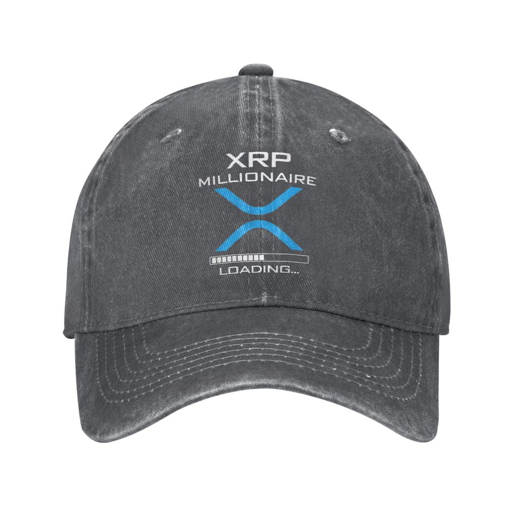 XRP Ripple Baseball Cap Sun Outdoor Sport Adjustable Washed Hip Hop Hats Men Adult Y2k Funny Design Baseball Caps