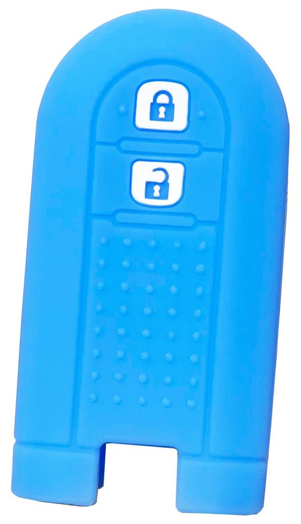 [IKT] Daihatsu / Toyota Car Smart Key Silicone Cover 2 Buttons Light Blue /