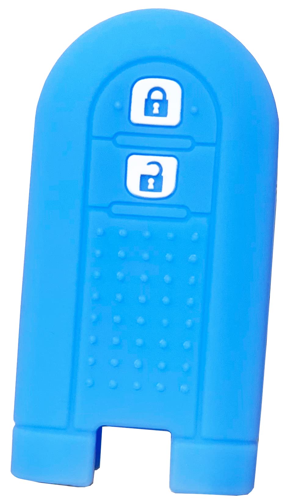 

[ИКТ] Силиконовый чехол для смарт-ключа автомобиля Daihatsu / Toyota 2 кнопки светло-голубой / синий