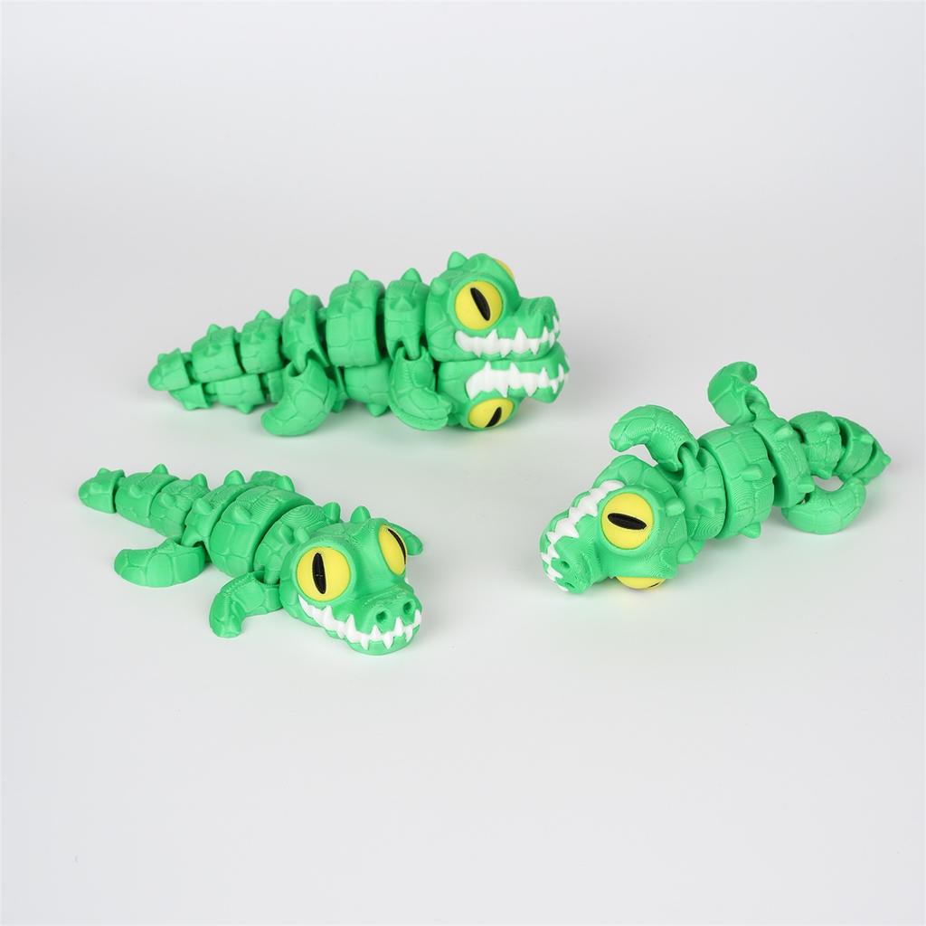 3D-Printed Realistic Animal Model — Articulated, Cartoon-, Stress-Relieving Desktop Ornament