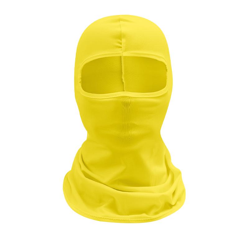 Summer Ice Silk Sunscreen Face Mask: Windproof Dustproof Balaclava for Cycling, Biking, and Outdoor Sports