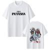 T-shirt Grafica Anime Inuyasha Sesshoumaru Unisex Donna Retrò Anni '90 Cotone Unisex T-shirt Divertenti Cartoni Animati Unisex Uomo Cotone