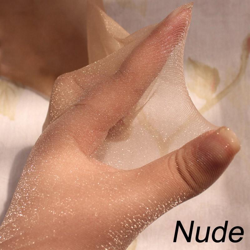 Nové letní Nylonové dámské punčochy Pearl Glitter Velvet Sexy hedvábné punčochy pro ženy UV Defen