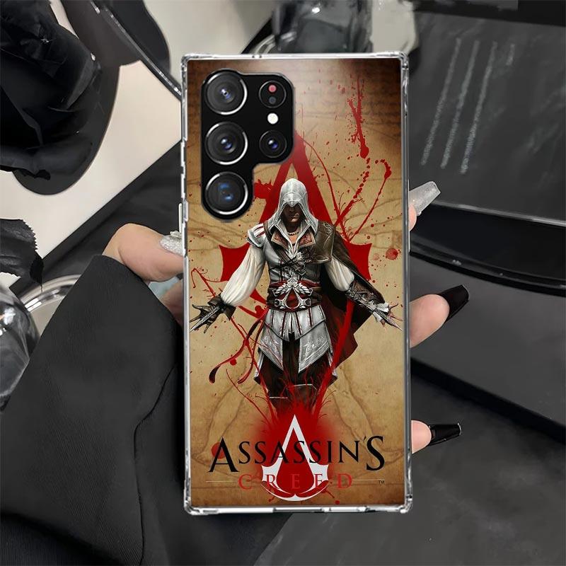 

Чехол для телефона Assassin s Creed для Samsung Galaxy S25 S24 Ultra S23 S22 S20 FE S10 Plus S9 + Lite Мягкий чехол с принтом Coque Samsung S22
