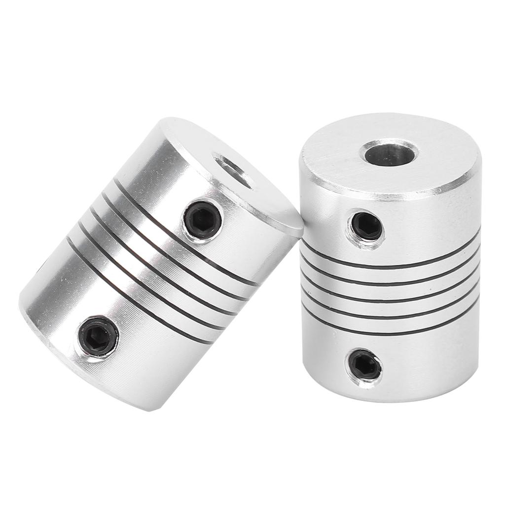 2Pcs Shaft Coupling Flexible Encoder Aluminum Alloy Coupler Stepper Motor DIY 3D Printer 5x8mm