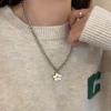 Flower Pendant Choker Pendant Necklaces Alloy Pendant Jewelry Y2k Accessories