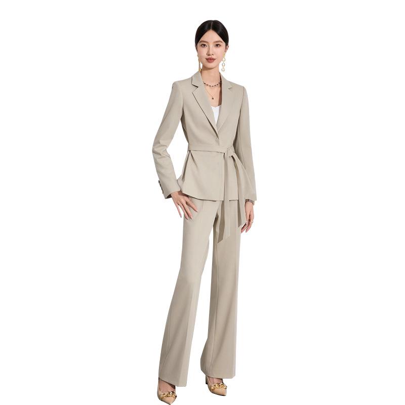 2024 Spring/Autumn Professional Suit: Stylish Teacher & Lawyer Pant Set with High-End Business Look
