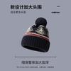 Big Head Planet Christmas Wind Fair Island Collection Women's Winter Plush West Sichuan Knitted Hat Warm Wool Hat Scarf