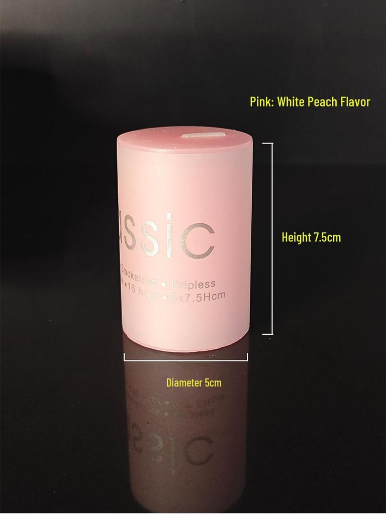 Set of 3 Aromatherapy Candles with Holders – Smokeless, Fragrant, and Ideal for Emergencies or Romantic Occasions.