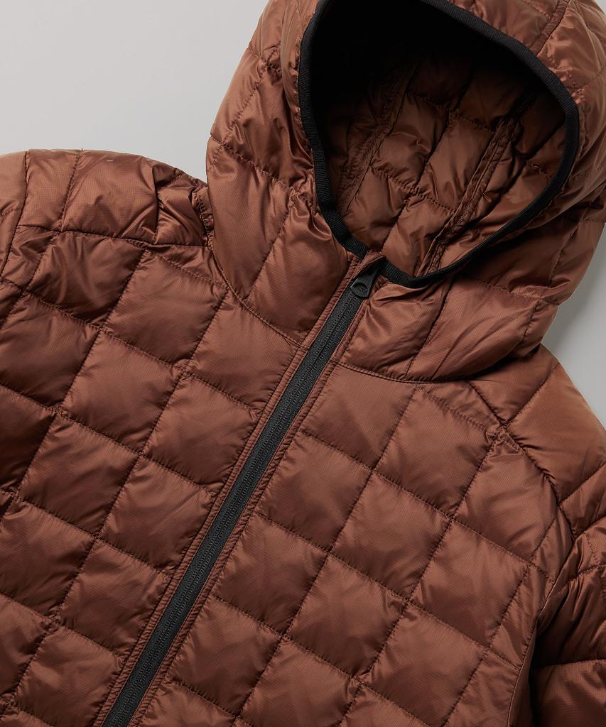 Dickies Hooded Light Down Jacket Brown