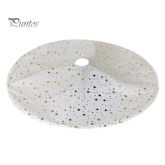 

Юбка для рождественской елки, луна, звезда, снежинка, юбка для елки, двухслойная, зимняя, праздничная, декоративная, домашний коврик для карандаша, рождественская елка Pentagram