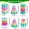 6Pcs/Set Spiral Cone Fidget Vortex Toy Desktop Ornament Model Multiple Ways To Play Stress Relief Creativity 3D Printed Fun Toy