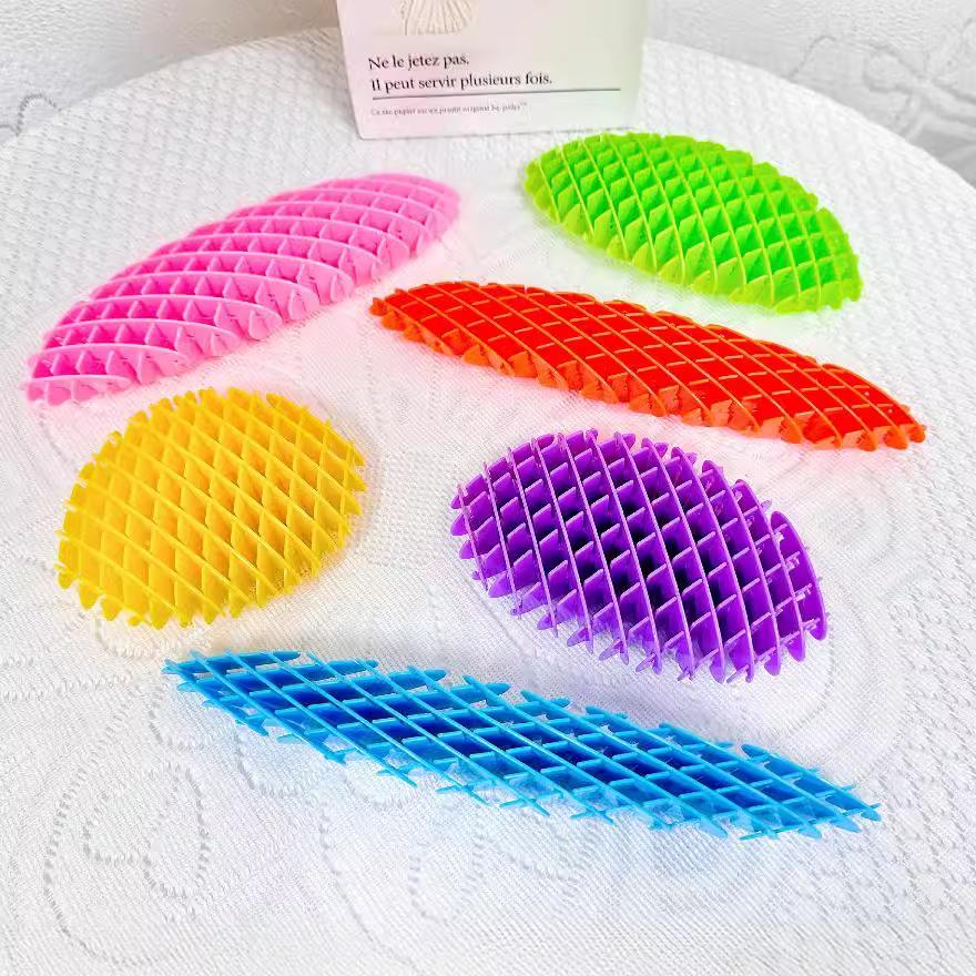 Uncatchable Elastic Net 3D Decompression Healing Parent-Child Interactive Fun Game Plastic Bouncing Elastic Net Puzzle Kids Toys