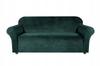 Bottle Green Velvet 3-Seater Sofa Cover [22P3]